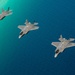 F-35 Lightning II instructor pilots conduct aerial refueling