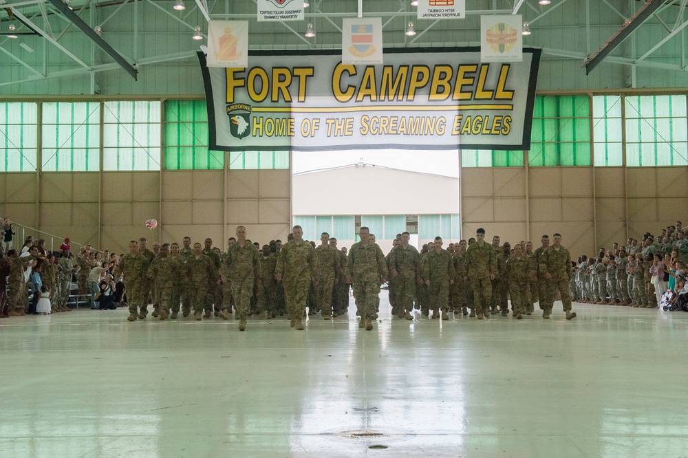 101st CAB Wings of Destiny returns home