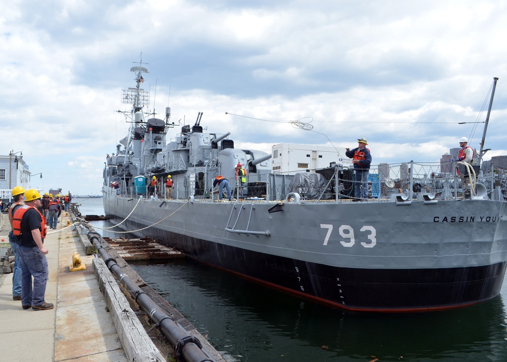 USS Cassin Young operations