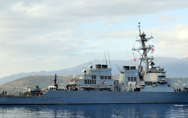USS Barry visits Greece