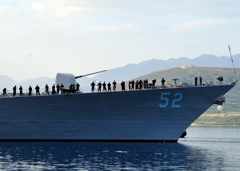 USS Barry visits Greece