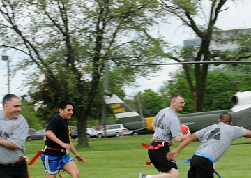 Soldiers and Army civilians conduct weekly PT