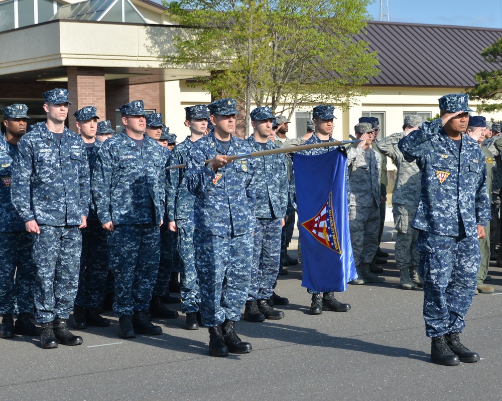 Misawa Air Base Memorial Day retreat ceremony