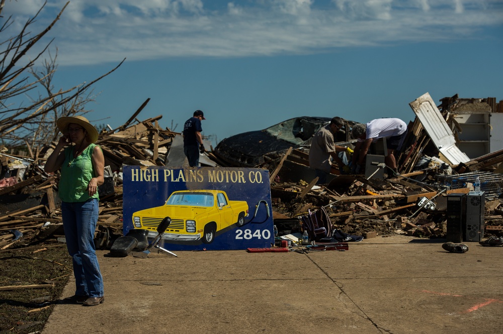 Tornado ravaged Moore, Okla.