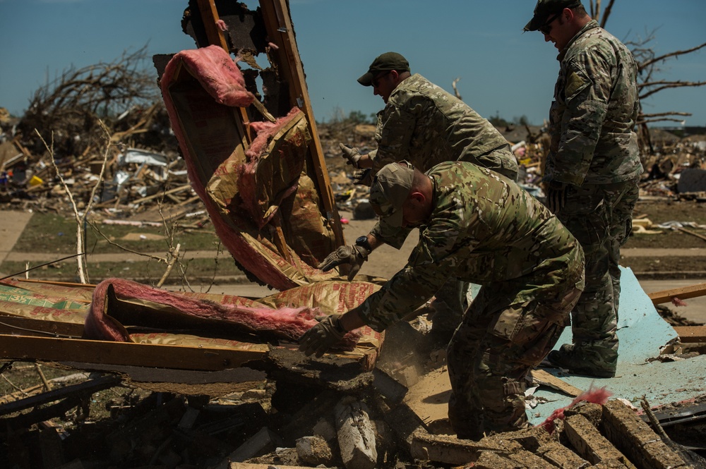 Tornado ravaged Moore, Okla.