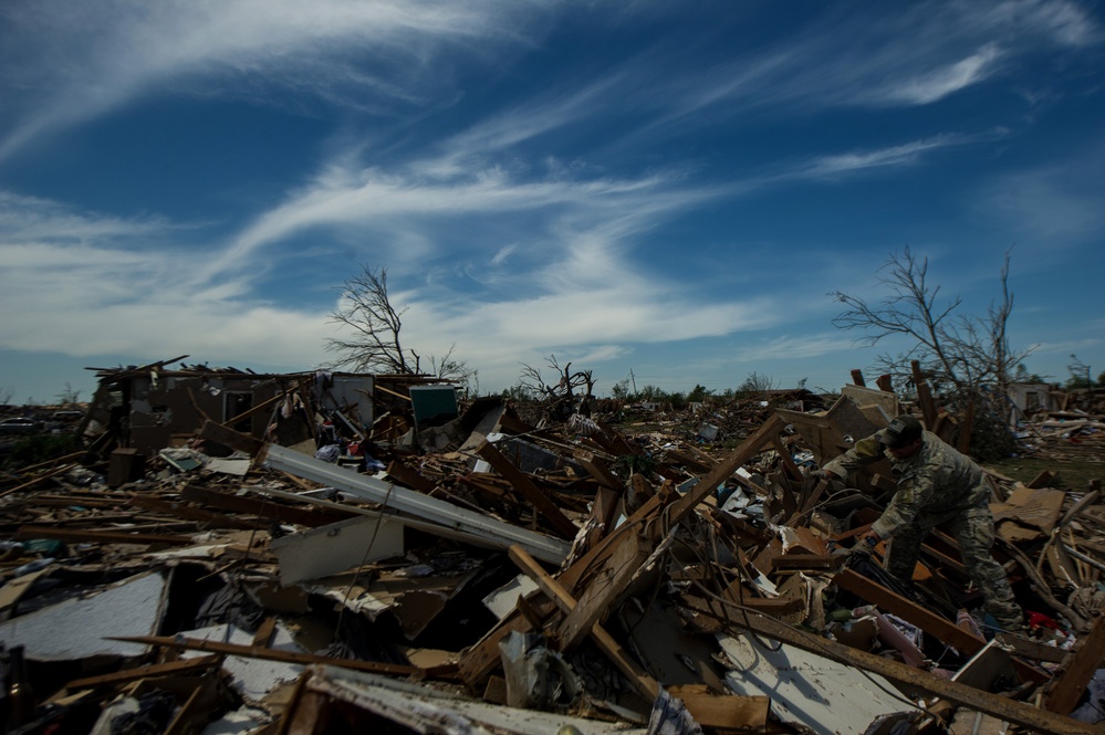 Tornado ravaged Moore, Okla.