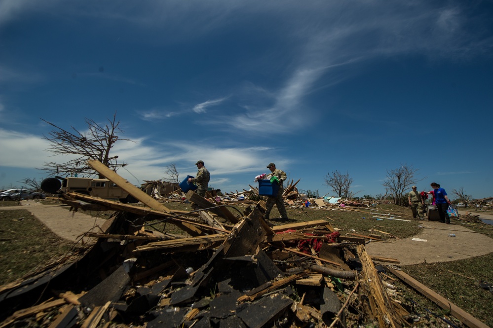 Tornado ravaged Moore, Okla.