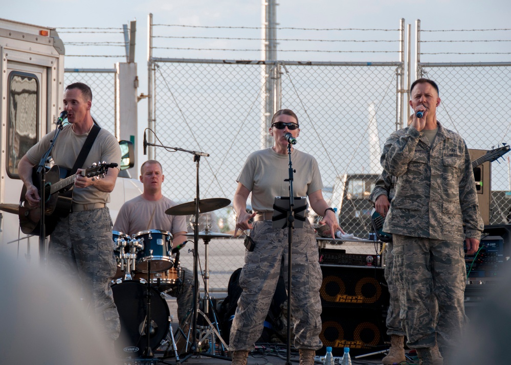 Vector brings tunes to Transit Center troops