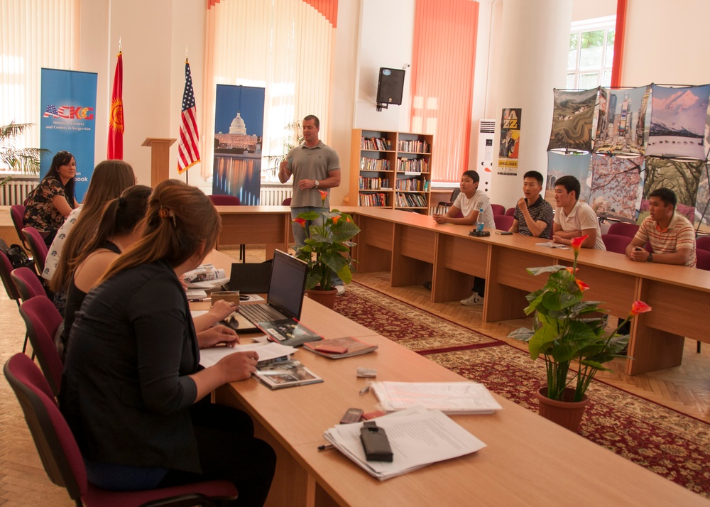 TCM members help bring American Corners to Kyrgyz students