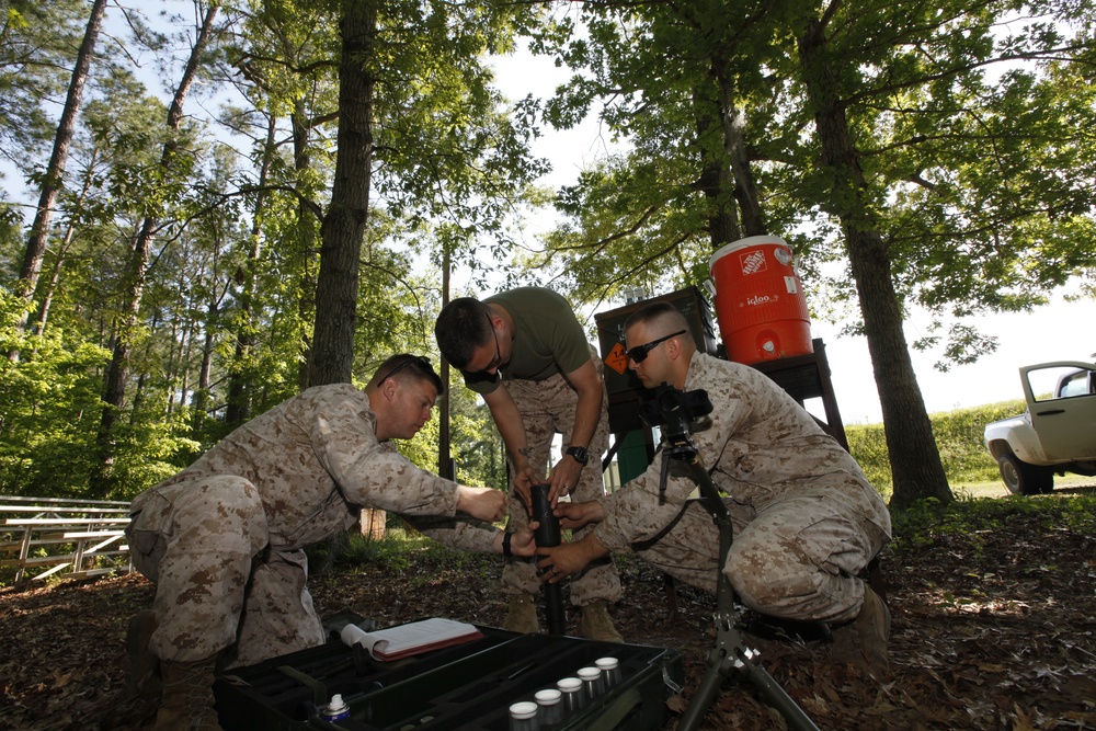 EOD Marines train to disarm from distance