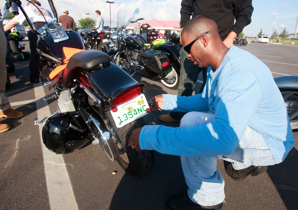 CENTCOM, MacDill tenant commands conduct joint motorcycle safety ride