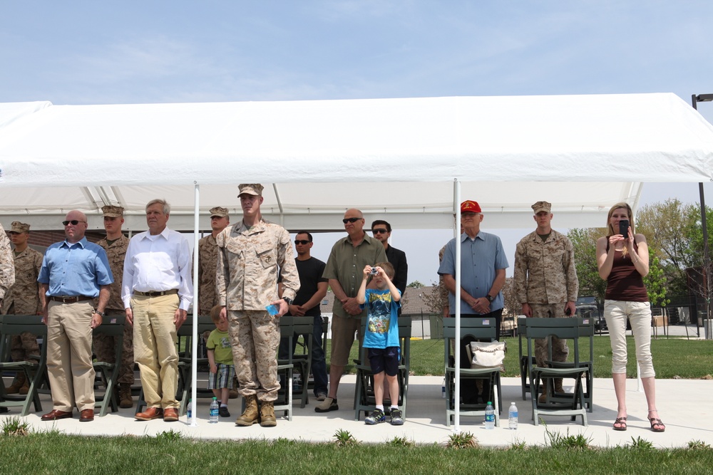 Indiana Marine awarded the 2013 Gunnery Sgt. John Basilone Award for Courage and Commitment