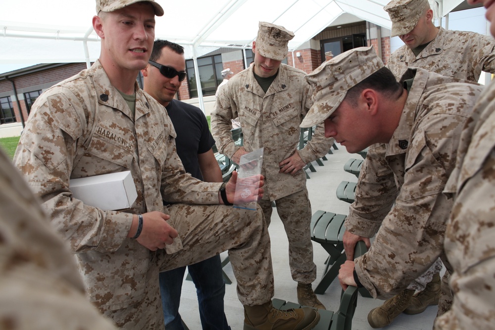 Indiana Marine awarded the 2013 Gunnery Sgt. John Basilone Award for Courage and Commitment