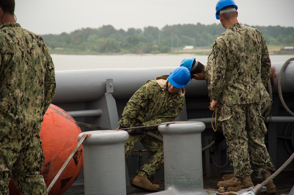 MDSU 2 simulated stranded vessel recovery