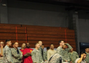 First woman to enter finals in All American Week history