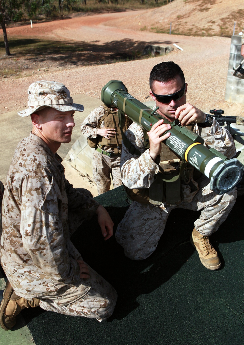 MRF-D Marines conduct explosive training at Kangaroo Flats