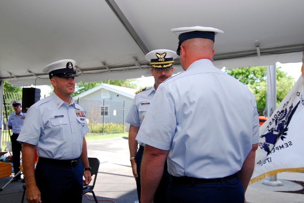 Coast Guard Station Brunswick change of command