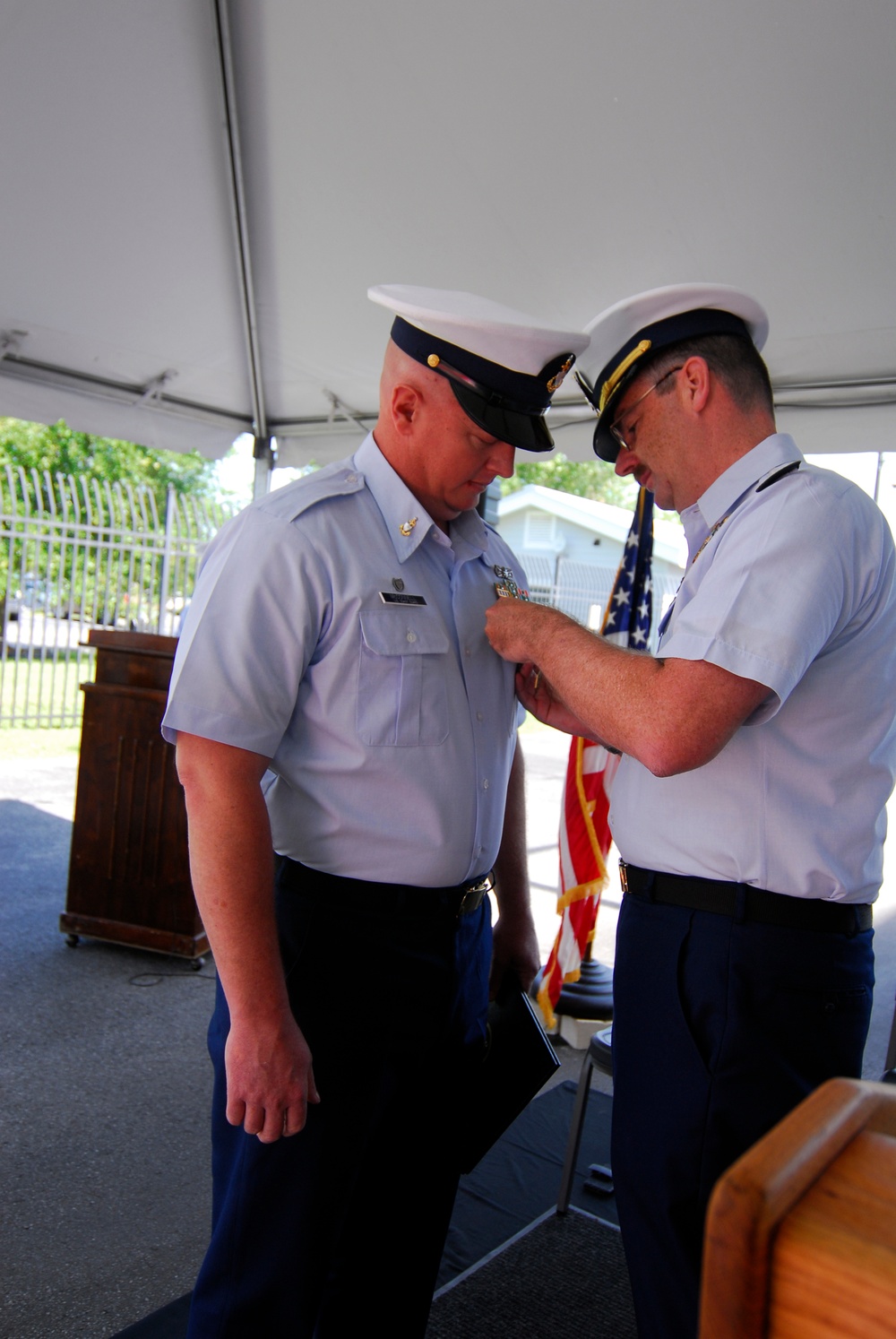 Coast Guard Station Brunswick change of command