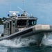 An Interceptor from the Antigua Barbuda Defense Forces transits the waters of Saint Lucia