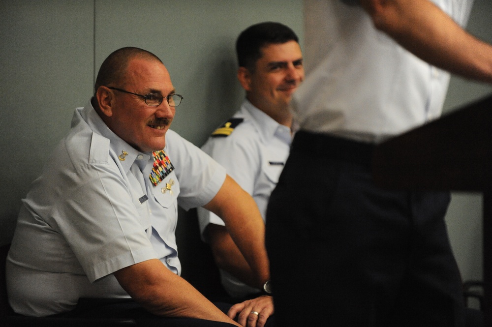 Coast Guard Master Chief retires