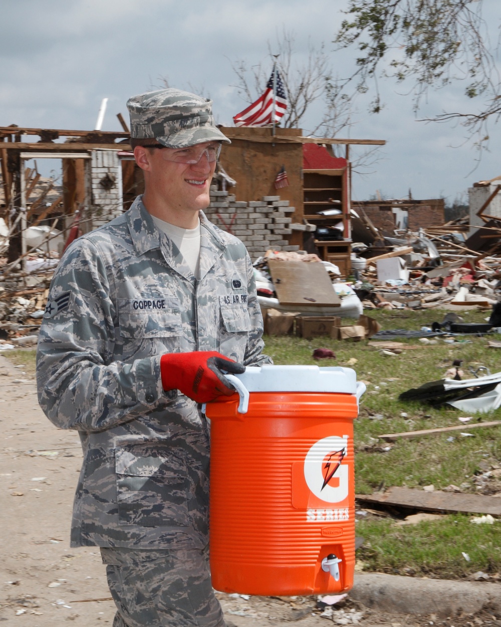 Oklahoma tornado response