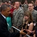 President Barack Obama visits Tinker AFB, Okla.
