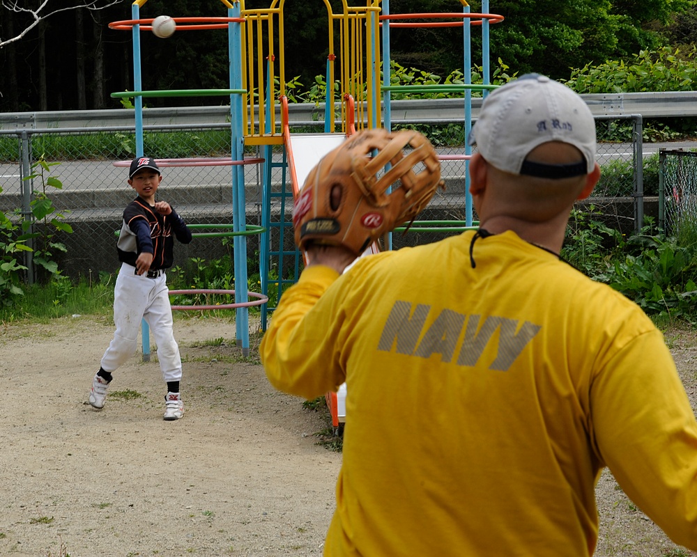 Navy Misawa sailors provide day of fun for tsunami-ravaged community Navy Misawa sailors provide day of fun for tsunami-ravaged community