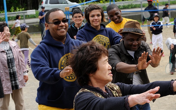 Navy Misawa sailors provide day of fun for tsunami-ravaged community