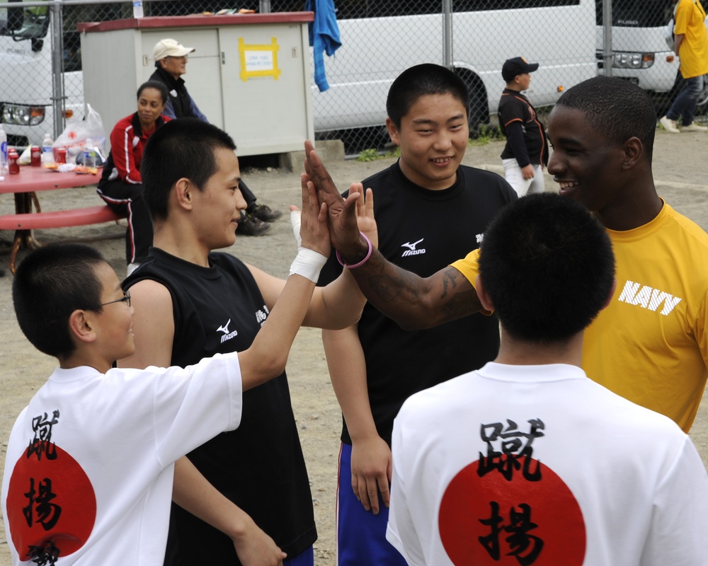 Navy Misawa sailors provide day of fun for tsunami-ravaged community Navy Misawa sailors provide day of fun for tsunami-ravaged community