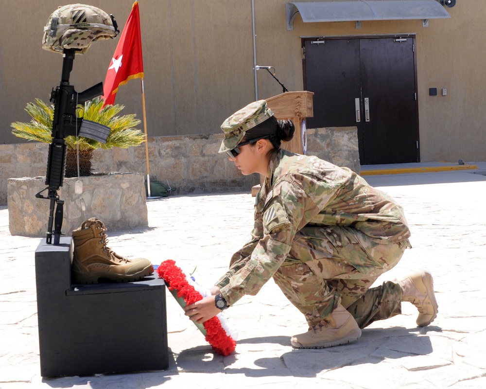 Regional Command (South) celebrates Memorial Day