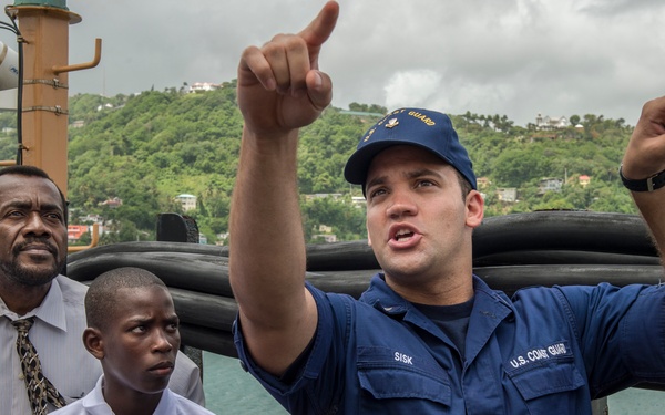 Touring the Coast Guard Cutter Oak