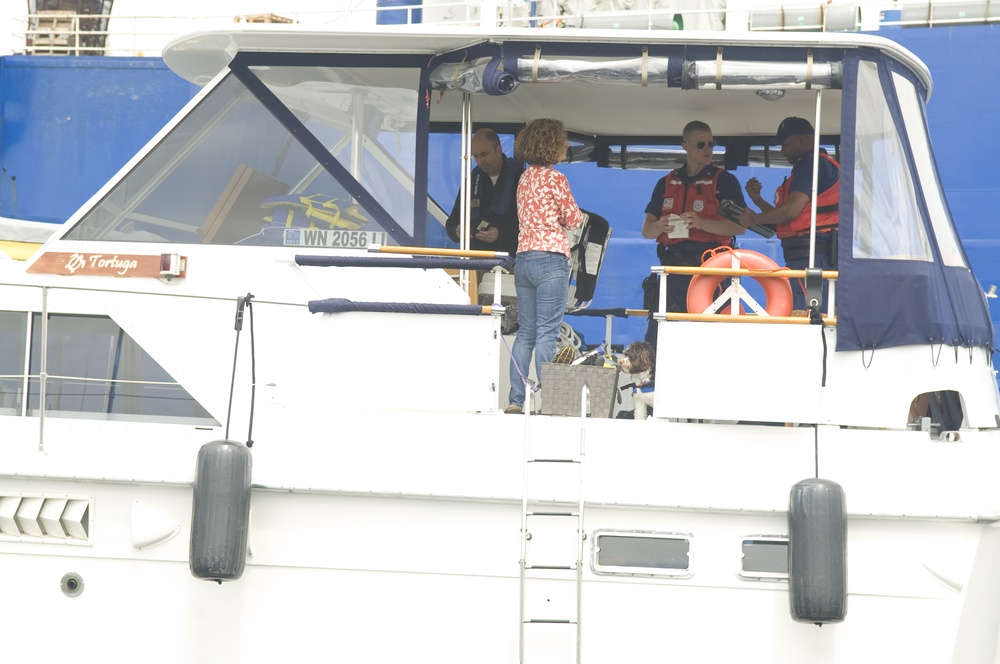 Coast Guard Station Seattle conducts safety checks