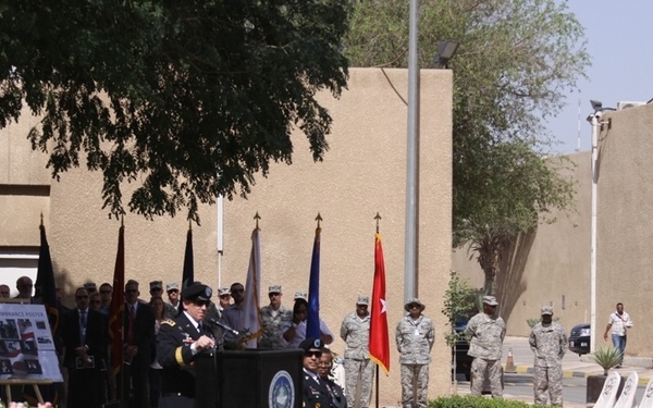 US Embassy Military and Security Assistance Annex (EMASAA), Baghdad, Iraq, Memorial Day 2013