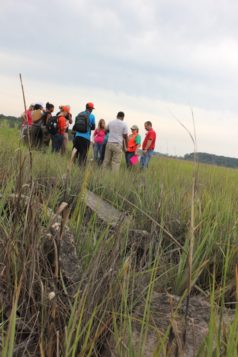 Corps hosts wetlands field exercise at Savannah State University