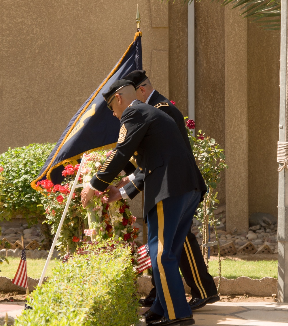 US Embassy Military and Security Assistance Annex (EMASAA), Baghdad, Iraq, Memorial Day 2013