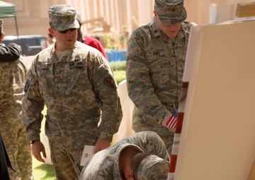 US Embassy Military and Security Assistance Annex (EMASAA), Baghdad, Iraq, Memorial Day 2013