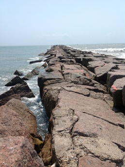 USACE Galveston District begins jetty repair work at South Padre Island, Texas