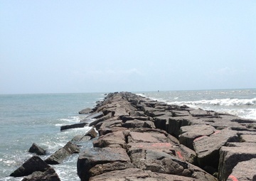 USACE Galveston District begins jetty repair work at South Padre Island, Texas