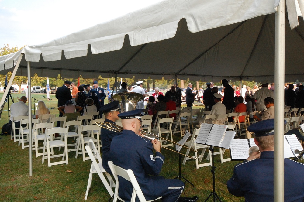 Langley AFB ceremony