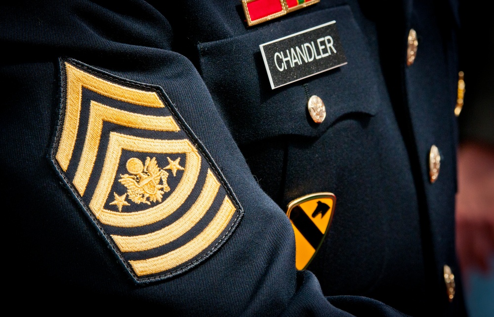 Sergeant major of the Army Raymond Chandler