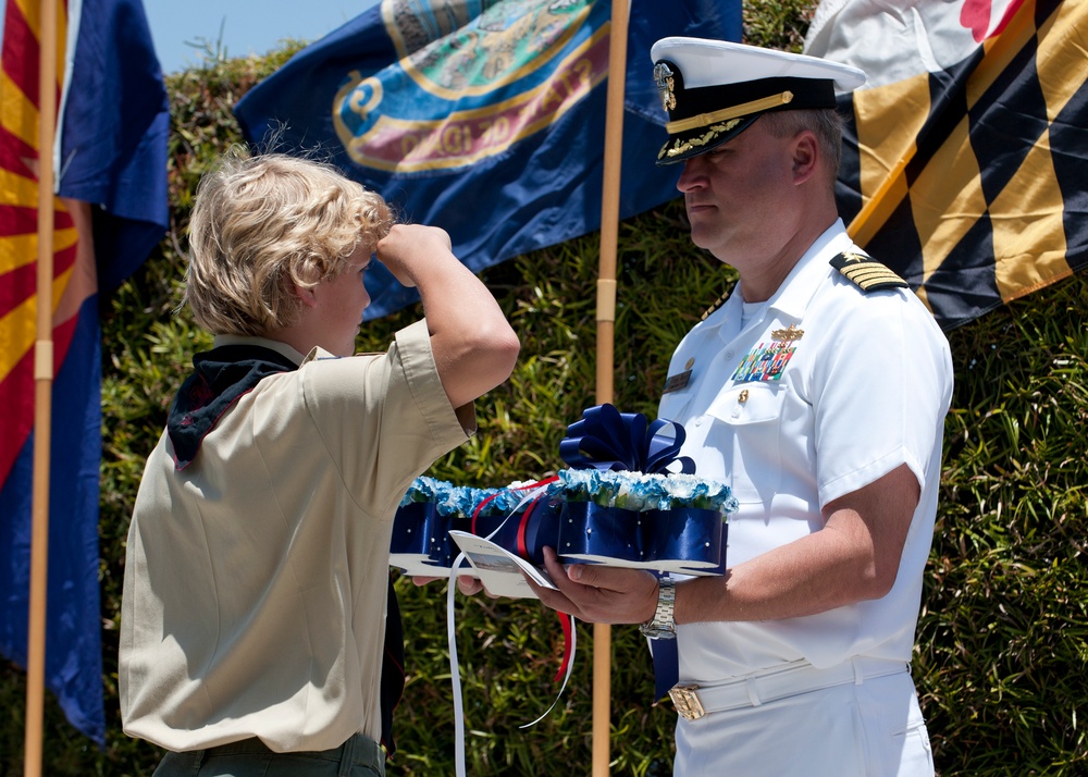 Memorial Day ceremony at Naval Weapons Station Seal Beach