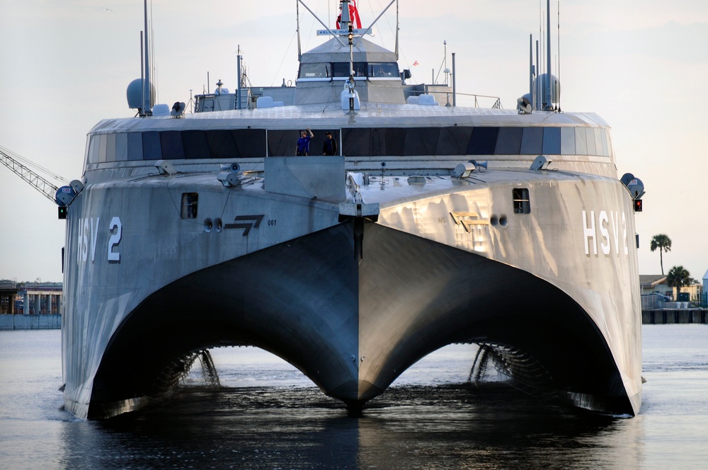 HSV-2 Swift returns to Naval Station Mayport