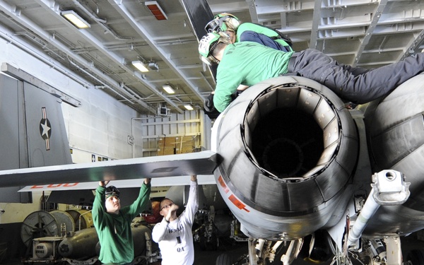 Nimitz sailors at work