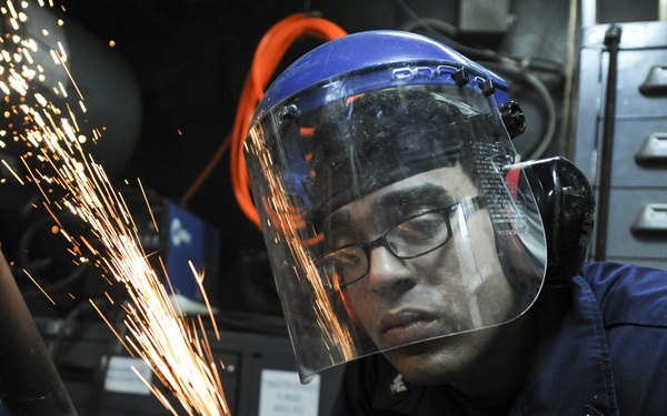 Nimitz sailors at work