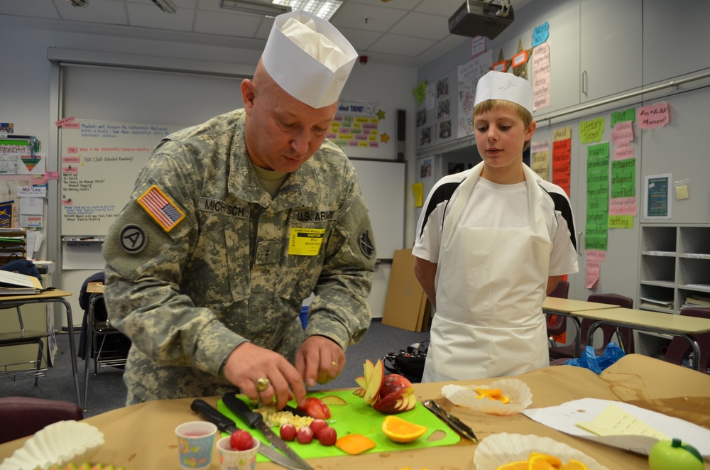 Ramstein Middle School students see fun side of food careers