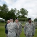 Change of command ceremony, SHAPE Battalion