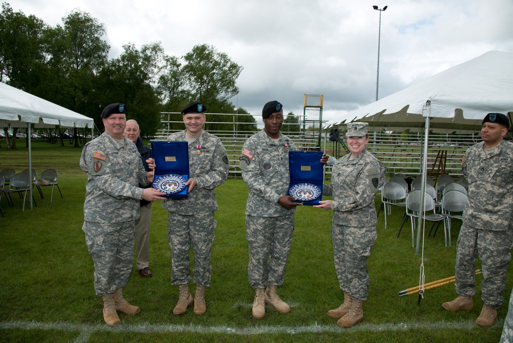 Change of command ceremony, SHAPE Battalion