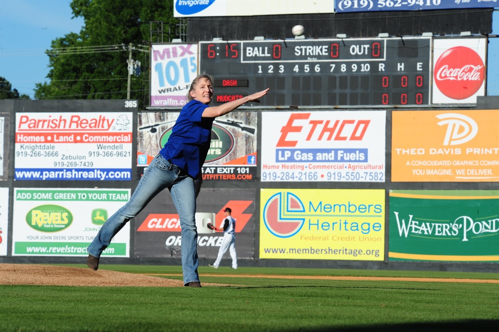 Carolina Mudcats hold military appreciation game