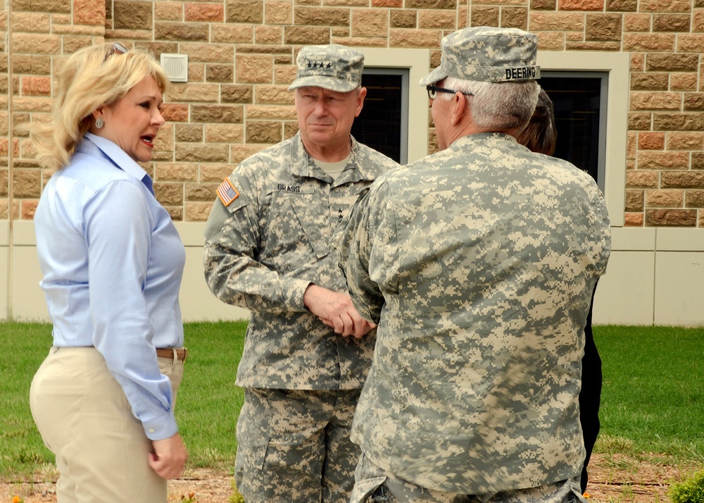 Gen. Frank Grass Oklahoma tornado visit