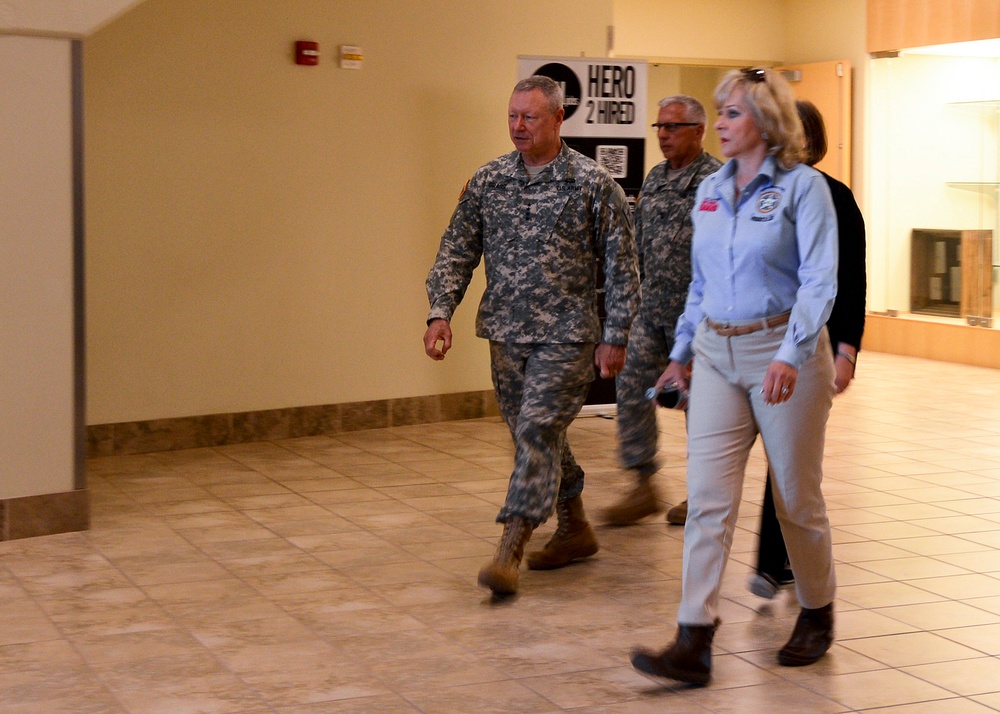 Gen. Frank Grass Oklahoma tornado visit